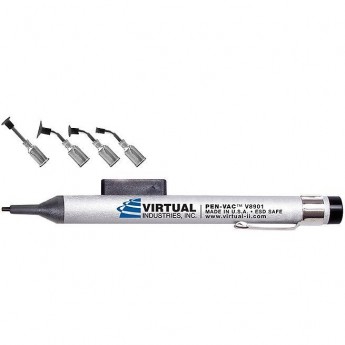 Вакуумный пинцет ручной VIRTUAL INDUSTRIES PEN-VAC с ESD защитой PEN-VAC-V8901-A-ESD Вакуумный пинцет ручной VIRTUAL INDUSTRIES PEN-VAC с ESD защитой PEN-VAC-V8901-A-ESD