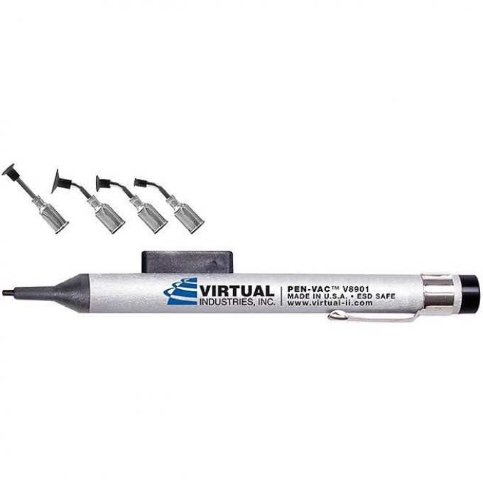 Вакуумный пинцет ручной VIRTUAL INDUSTRIES PEN-VAC с ESD защитой PEN-VAC-V8901-A-ESD