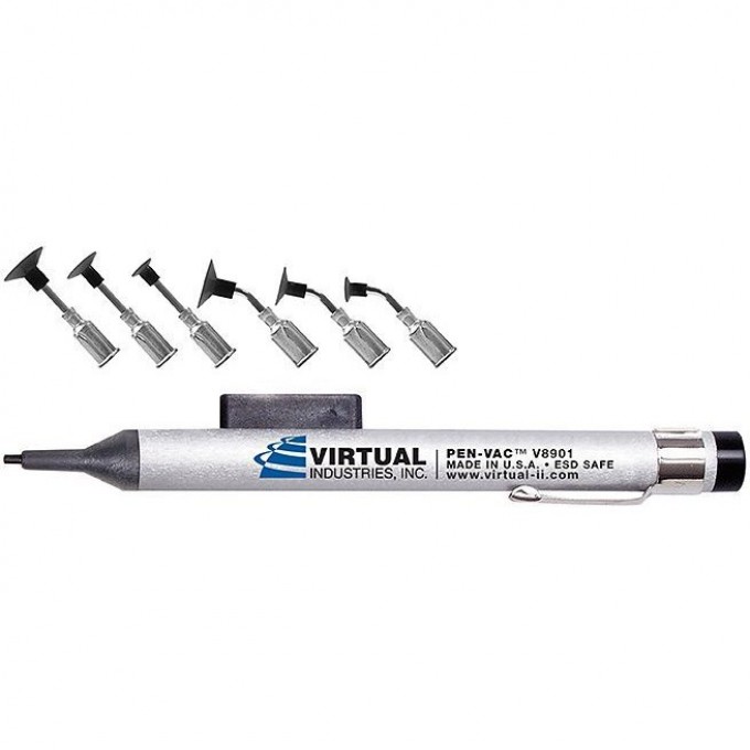 Вакуумный пинцет ручной VIRTUAL INDUSTRIES PEN-VAC V8901-HLM-B антистатический PEN-VAC-V8901-HLM-B