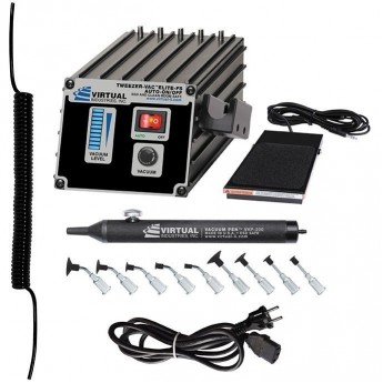 Вакуумный пинцет VIRTUAL INDUSTRIES TV-1500A-ELITE-FS с функцией Auto-On/Off и комплектом игл-насадок Buna-N, 220В TV-1500A-ELITE-FS-220 Вакуумный пинцет VIRTUAL INDUSTRIES TV-1500A-ELITE-FS с функцией Auto-On/Off и комплектом игл-насадок Buna-N, 220В TV-1500A-ELITE-FS-220